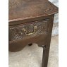 Antique Carved Oak Gothic Side Table