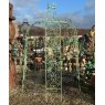 Fabulous Decorative Painted Wrought Iron Garden Gazebo