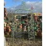 Fabulous Decorative Painted Wrought Iron Garden Gazebo