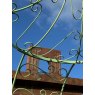 Fabulous Decorative Painted Wrought Iron Garden Gazebo