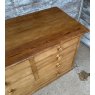 Unusual & Rare Vintage Large Waxed Pine Farmhouse Chest Of Drawers