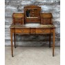 Fantastic Antique Edwardian Inlaid Walnut Veneer Desk