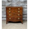 Fabulous Antique Georgian Walnut Bedroom Chest Of Drawers