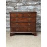 Antique Georgian English Oak Chest Of Drawers