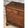 Antique Georgian English Oak Chest Of Drawers