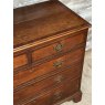 Antique Georgian English Oak Chest Of Drawers