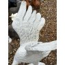 Finely Cast Crane Garden Statue