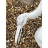 Finely Cast Crane Garden Statue