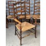 Vintage English Oak Ladder Back Chairs