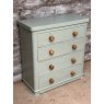 Vintage Painted Wood Chest Of Drawers