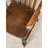 Antique Late Victorian Elm & Beech Large Windsor Armchair