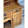 Beautiful Art Nouveau Waxed Pine Glazed Dresser