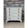 Antique Victorian Painted Mahogany Bedroom Chest Of Drawers