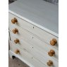 Antique Victorian Painted Mahogany Bedroom Chest Of Drawers