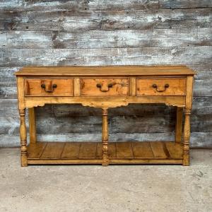 A lovely farmhouse Pine sideboard full of colour & character. Available in store & online. #victorian...