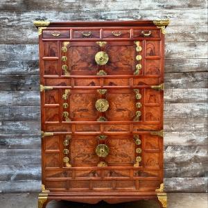 An excellent vintage “Tansu” cabinet just in, fabulous colour & brass work throughout. Available...