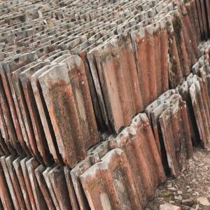 Back by popular demand. Reclaimed clay double Roman roof tiles. Approximately 1000 available. #wellsr...